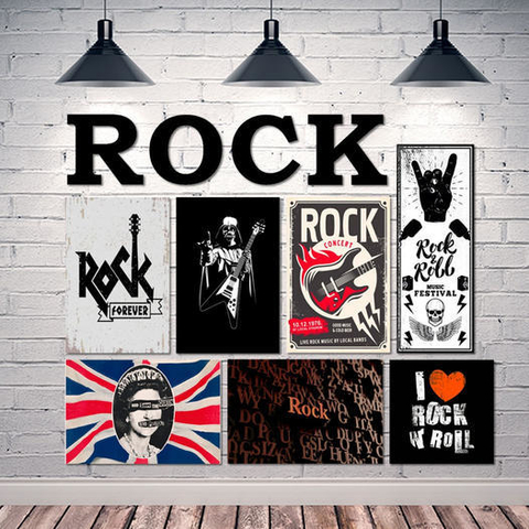 PLACA LEI DO ROQUEIRO - Comprar em Rock Decor V