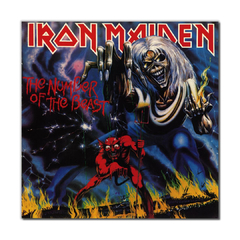 CAPA DE ÁLBUM IRON MAIDEN THE NUMBER OF THE BEAST