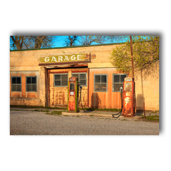 PLACA GARAGE GAS 20x30 cm