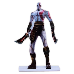 Boneco display de mesa decorativo God Of War 24x15 cm