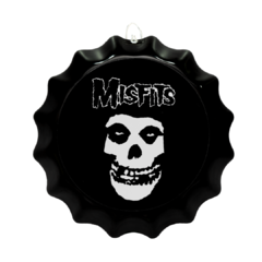 PLACA TAMPINHA DE GARRAFA DECORATIVA MISFITS 17 cm - comprar online