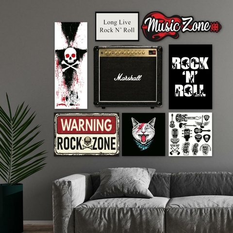 PLACA LEI DO ROQUEIRO - Comprar em Rock Decor V