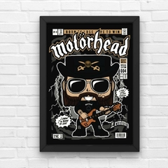 PLACA MOTORHEAD ILUSTRAÇÃO - comprar online