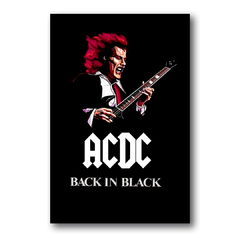 PLACA ACDC BACK IN BLACK