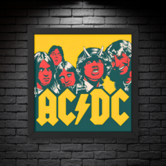 PLACA ACDC YELLOW - comprar online