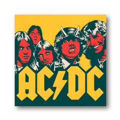 PLACA ACDC YELLOW