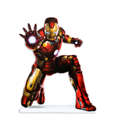 Boneco display de mesa decorativo Iron Man 24x15 cm