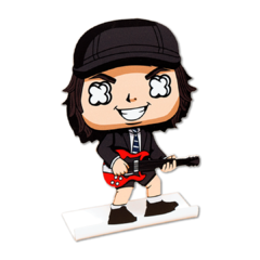 Boneco display de mesa Funko Angus Young ACDC 10x15 cm na internet