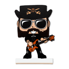 Boneco display de mesa Funko Lemmy Motorhead 10x15 cm