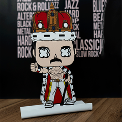 Boneco display de mesa Funko Freddie Mercury 10x15 cm