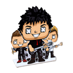 Boneco display de mesa Funko Green Day 10x15 cm na internet