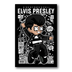 PLACA ELVIS PRESLEY ILUSTRAÇÃO