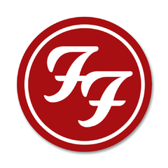 PLACA FOO FIGHTERS 30 cm