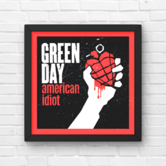 PLACA GREEN DAY AMERICAN - comprar online