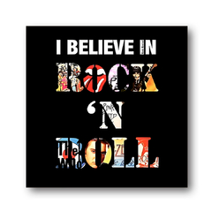 PLACA I BELIEVE IN ROCK