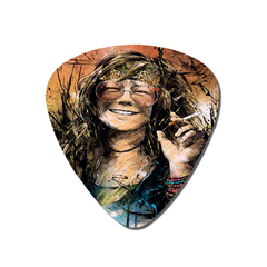 PLACA PALHETA JANIS JOPLIN 30x26 cm