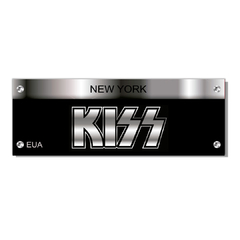 PLACA KISS 40x15 cm - comprar online