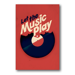 PLACA LET THE MUSIC PLAY