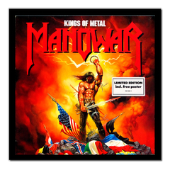 CAPA DE ÁLBUM MANOWAR KINGS OF STEEL - comprar online