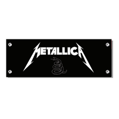 PLACA METALLICA 40x15 cm