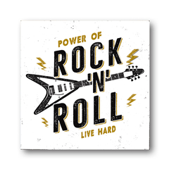 PLACA POWER OF ROCK - comprar online