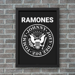 PLACA RAMONES ROCK - comprar online