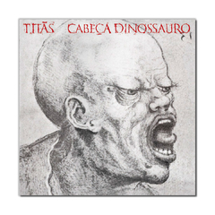 CAPA DE ÁLBUM TITÃS CABEÇA DINOSSAURO