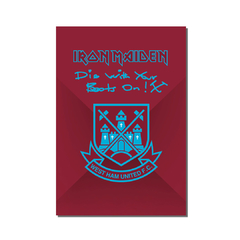 PLACA WEST HAM IRON MAIDEN