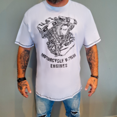 CAMISETA OVERSIZE MOTORCYCLE V-TWIN ENGINES