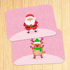 Kit Tapetes Decorativos Natal Papai Noel e Rena - loja online