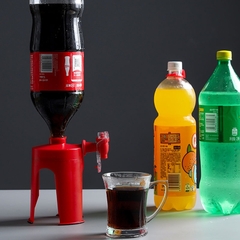 Dispenser Suporte com torneira para garrafa de refrigerante na internet