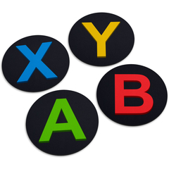 Jogo de Porta Copos Botões de Controle ABYX - 4 peças - comprar online