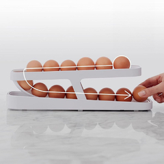 Porta Ovos prático com Rolamento automático na internet