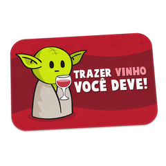 Tapete DrPepper Mestre MiniOda Trazer Vinho você deve - Geleia Presentes Criativos, Diferentes, Legais e Originais