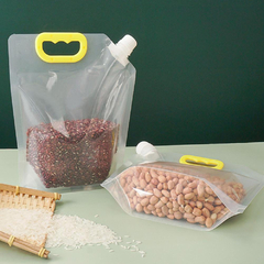 Kit 5 Sacos para Armazenar Alimentos com tampa dispenser na internet