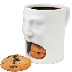 Caneca Rosto com suporte para Cookies Face Mug - comprar online