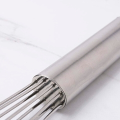 Batedor manual para Emulsão Aço Inox 30 cm - Geleia Presentes Criativos, Diferentes, Legais e Originais