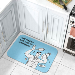 Kit Tapetes de Cozinha Não preciso lavar louça - loja online