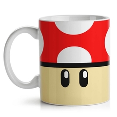 Caneca Gamer Cogumelo Vermelho Grow Up