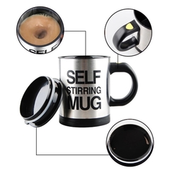 Caneca Self Stirring Mug Mexedor Automático - Geleia Presentes Criativos, Diferentes, Legais e Originais