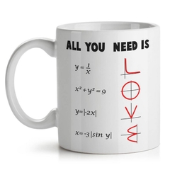 Caneca All You Need is Love - Math Style - comprar online