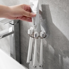 Suporte Multiuso para banheiro Escova de Dentes Cremes - comprar online