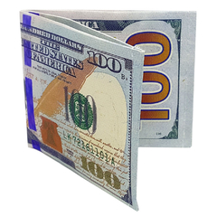 Carteira Slim Dinheiro Nota de Dólar