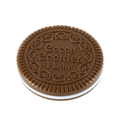 Espelho de bolso Makeup Cookie Chocolate com pente na internet