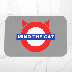Imagem do Tapete Decorativo Mind The Cat metrô de Londres