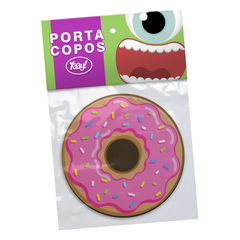 Jogo de Porta Copos Donuts - 4 peças - Geleia Presentes Criativos, Diferentes, Legais e Originais