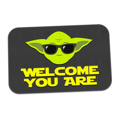 Tapete Welcome You Are ET Alien Minioda - Geleia Presentes Criativos, Diferentes, Legais e Originais