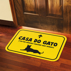 Tapete Decorativo Casa do Gato - Geleia Presentes Criativos, Diferentes, Legais e Originais