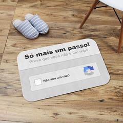 Tapete Decorativo Captcha Eu não sou um Robô - Geleia Presentes Criativos, Diferentes, Legais e Originais