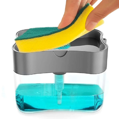 Porta Detergente Dispenser Sabão 2 em 1 para Pia Cozinha - comprar online